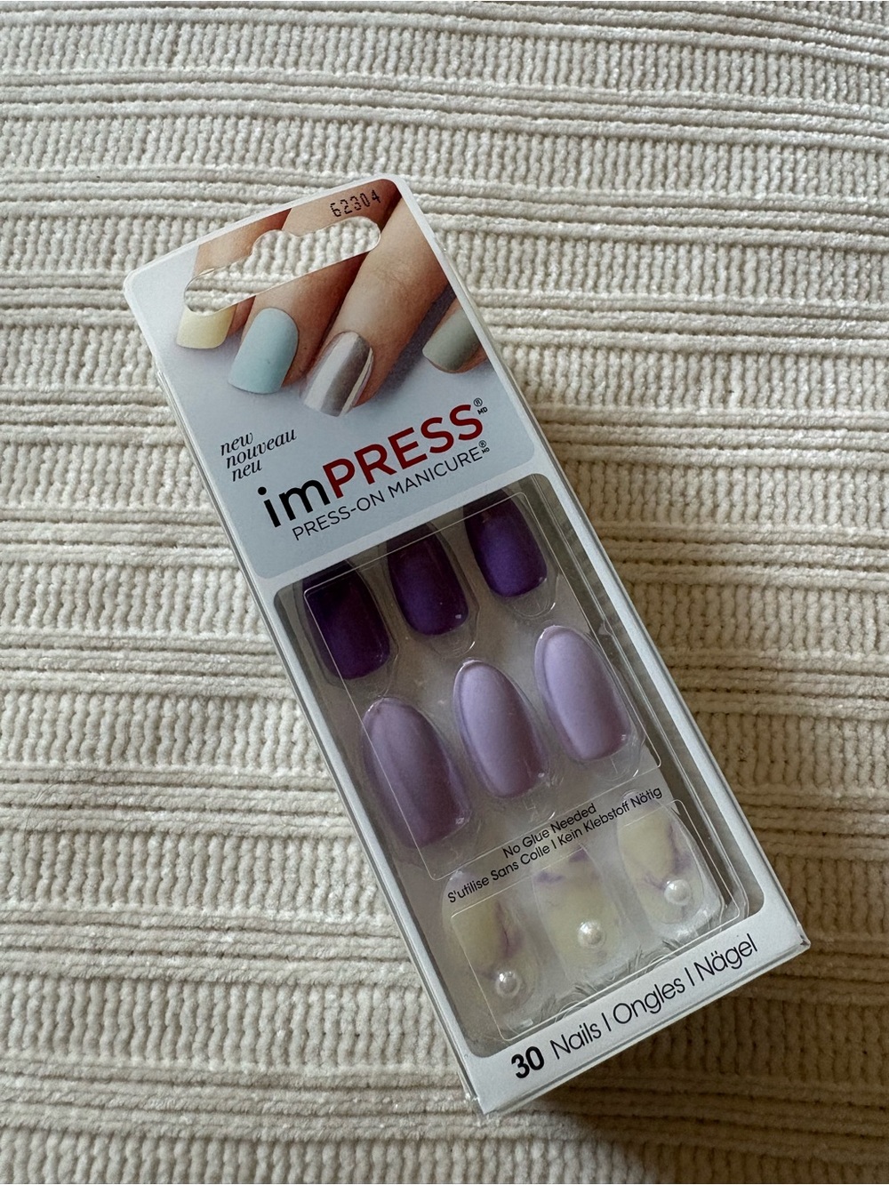 imPRESS Lavender and Deep Purple Press-On Manicure Nails